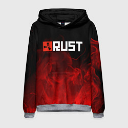 Толстовка-худи мужская RUST, цвет: 3D-меланж