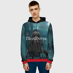 Толстовка-худи мужская Bloodborne, цвет: 3D-красный — фото 2