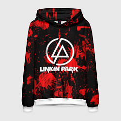 Толстовка-худи мужская Linkin Park, цвет: 3D-белый