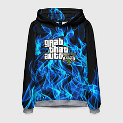 Толстовка-худи мужская GTA5, цвет: 3D-меланж