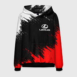 Толстовка-худи мужская LEXUS, цвет: 3D-черный