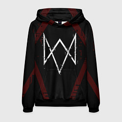 Толстовка-худи мужская WATCH DOGS LEGION, цвет: 3D-черный