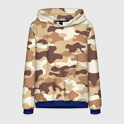 Толстовка-худи мужская МИЛИТАРИ, цвет: 3D-синий