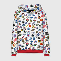 Толстовка-худи мужская NHL PATTERN Z, цвет: 3D-красный