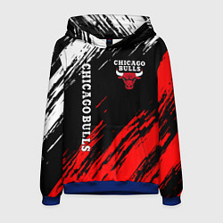 Толстовка-худи мужская CHICAGO BULLS, цвет: 3D-синий