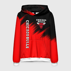 Толстовка-худи мужская CHICAGO BULLS, цвет: 3D-белый