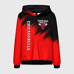 Толстовка-худи мужская CHICAGO BULLS, цвет: 3D-черный