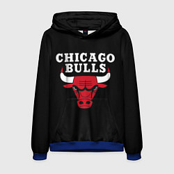 Толстовка-худи мужская CHICAGO BULLS, цвет: 3D-синий