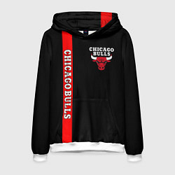 Толстовка-худи мужская CHICAGO BULLS, цвет: 3D-белый