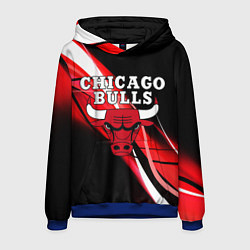 Толстовка-худи мужская CHICAGO BULLS, цвет: 3D-синий