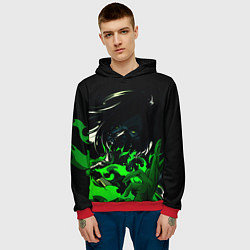 Толстовка-худи мужская VALORANT VIPER, цвет: 3D-красный — фото 2