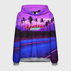 Толстовка-худи мужская HOTLINE MIAMI, цвет: 3D-меланж