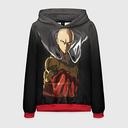 Толстовка-худи мужская One Punch Man, цвет: 3D-красный