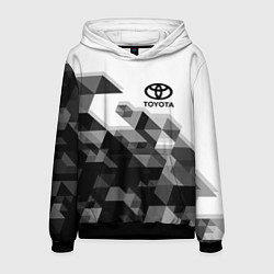 Толстовка-худи мужская TOYOTA, цвет: 3D-черный