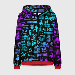 Толстовка-худи мужская FORTNITE, цвет: 3D-красный