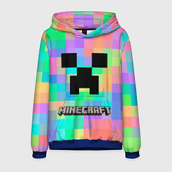 Толстовка-худи мужская Minecraft, цвет: 3D-синий