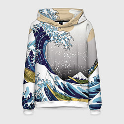 Мужская толстовка The great wave off kanagawa