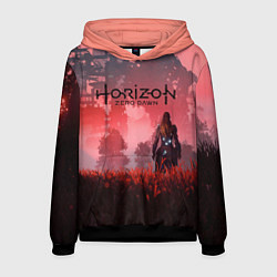 Толстовка-худи мужская HORIZON ZERO DAWN, цвет: 3D-черный