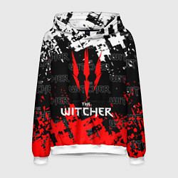 Толстовка-худи мужская The Witcher, цвет: 3D-белый