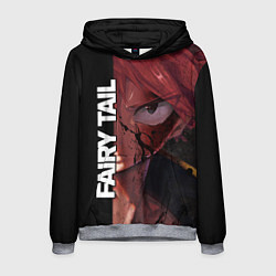 Толстовка-худи мужская FAIRY TAIL ХВОСТ ФЕИ, цвет: 3D-меланж