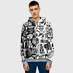 Толстовка-худи мужская THE LAST OF US 2, цвет: 3D-меланж — фото 2