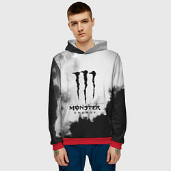Толстовка-худи мужская MONSTER ENERGY, цвет: 3D-красный — фото 2