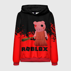Толстовка-худи мужская Roblox Piggy, цвет: 3D-красный