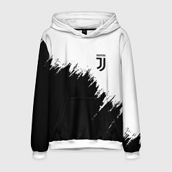 Толстовка-худи мужская JUVENTUS, цвет: 3D-белый