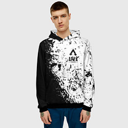 Толстовка-худи мужская Apex Legends, цвет: 3D-черный — фото 2