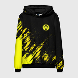 Толстовка-худи мужская BORUSSIA, цвет: 3D-черный