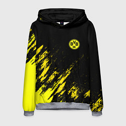 Толстовка-худи мужская BORUSSIA, цвет: 3D-меланж