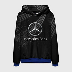 Толстовка-худи мужская MERCEDES, цвет: 3D-синий