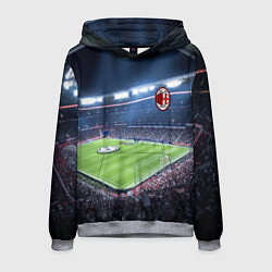 Толстовка-худи мужская FC MILAN, цвет: 3D-меланж