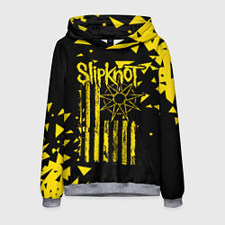 Толстовка-худи мужская Slipknot, цвет: 3D-меланж