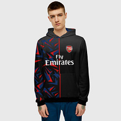 Толстовка-худи мужская ARSENAL UNIFORM 2020, цвет: 3D-черный — фото 2