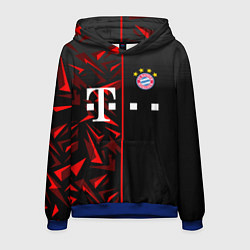 Толстовка-худи мужская FC Bayern Munchen Форма, цвет: 3D-синий