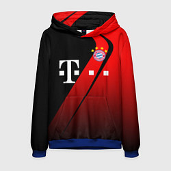 Толстовка-худи мужская FC Bayern Munchen Форма, цвет: 3D-синий