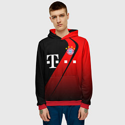 Толстовка-худи мужская FC Bayern Munchen Форма, цвет: 3D-красный — фото 2
