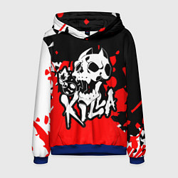 Толстовка-худи мужская KILLA, цвет: 3D-синий