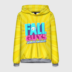 Толстовка-худи мужская Fall Guys, цвет: 3D-меланж