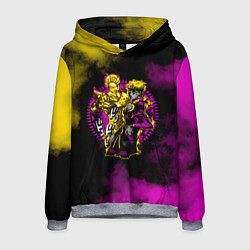 Толстовка-худи мужская JoJo Bizarre Adventure, цвет: 3D-меланж