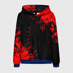 Толстовка-худи мужская The Witcher, цвет: 3D-синий