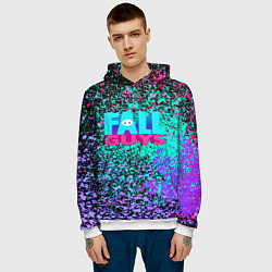 Толстовка-худи мужская Fall Guys, цвет: 3D-белый — фото 2