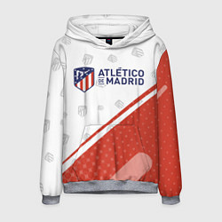 Толстовка-худи мужская ATLETICO MADRID Атлетико, цвет: 3D-меланж