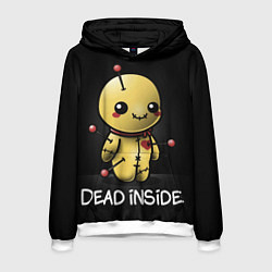 Толстовка-худи мужская DEAD INSIDE, цвет: 3D-белый