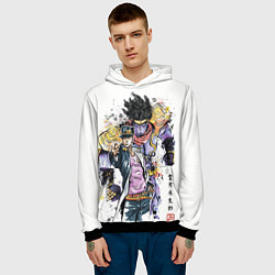 Толстовка-худи мужская JOJO, цвет: 3D-черный — фото 2