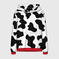 Толстовка-худи мужская Му-му, цвет: 3D-красный