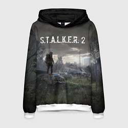 Толстовка-худи мужская STALKER 2, цвет: 3D-белый