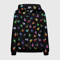 Толстовка-худи мужская Among Us, цвет: 3D-черный