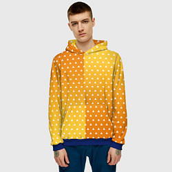 Толстовка-худи мужская ЗЕНИЦУ КИМОНО, цвет: 3D-синий — фото 2